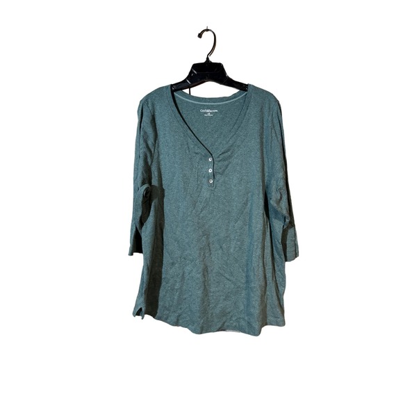 Green 3/4 Tee - Picture 1 of 5